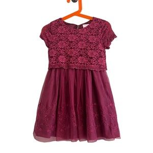 Nannette Kids Floral Lace Holiday Fancy Dress